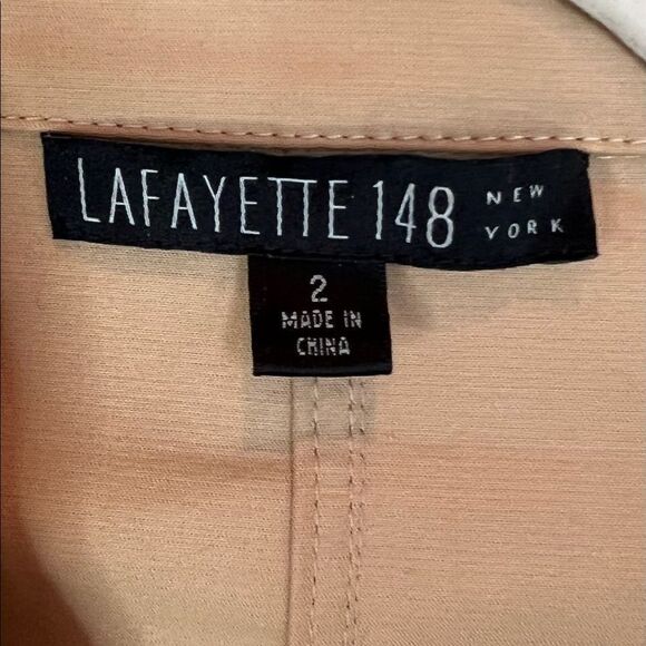 Lafayette 148 New York Ruffle Collar Jacket Size 2 - Picture 7 of 9
